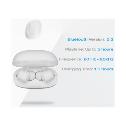 Amplify Soundflow Series TWS Earphones - White