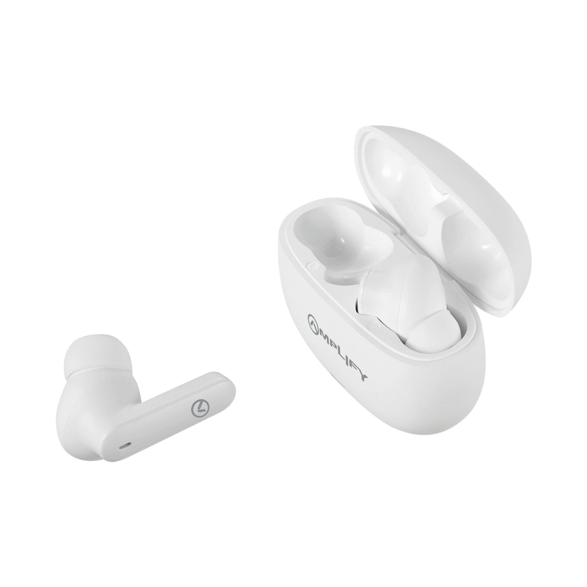 Amplify Aurum TWS Earphones with ANC + ENC - White