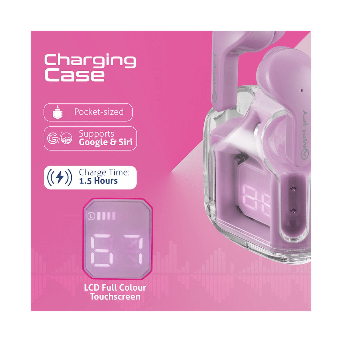 Amplify Lumina Series TWS Earphones - Purple