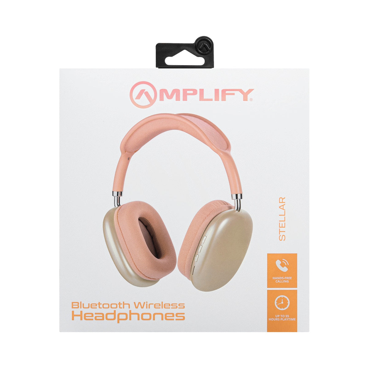 Amplify Stellar Series Bluetooth Headphones - orange