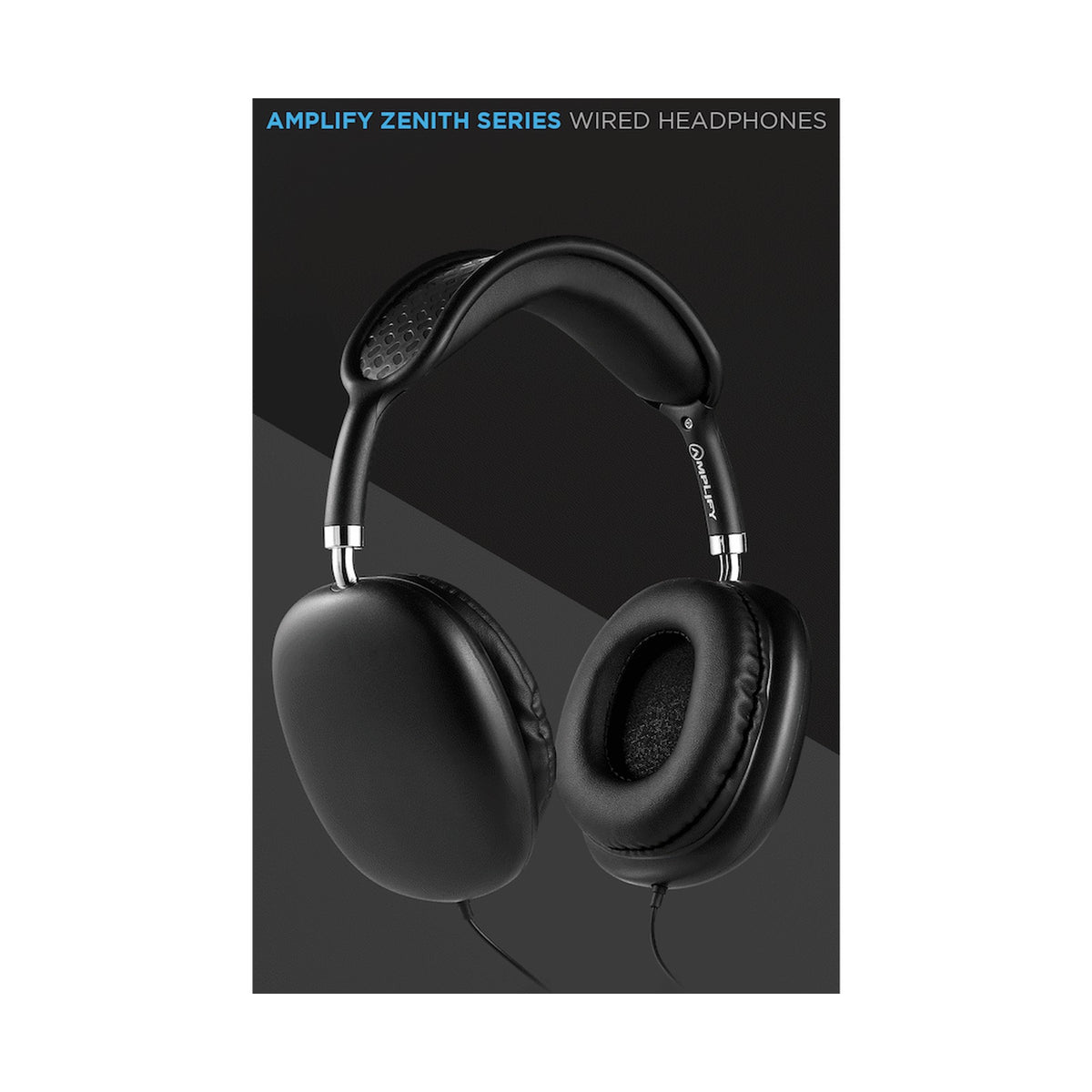 Amplify Zenith Series Aux Headphones - Black