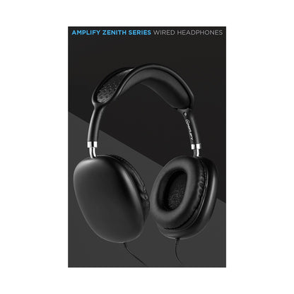 Amplify Zenith Series Aux Headphones - Black