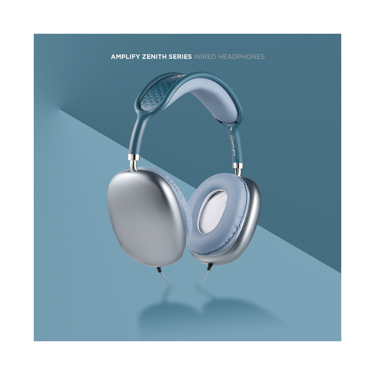 Amplify Zenith Series Aux Headphones - Blue