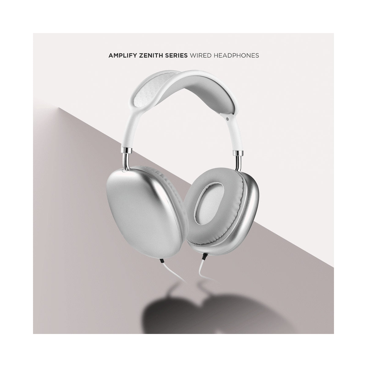 Amplify Zenith Series Aux Headphones - White