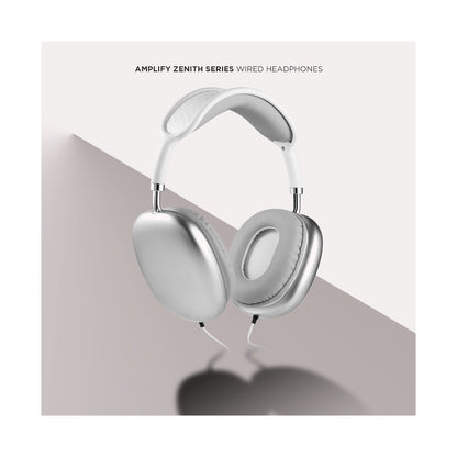 Amplify Zenith Series Aux Headphones - White