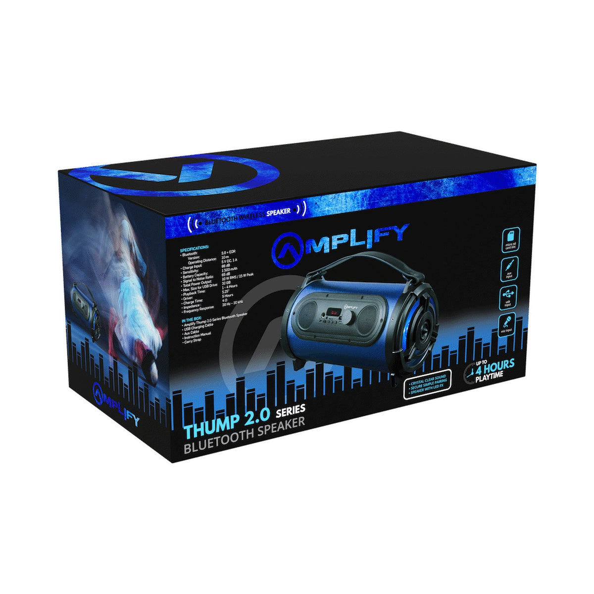 PEP Amplify Thump 2.0 series Bluetooth Speaker - Blue