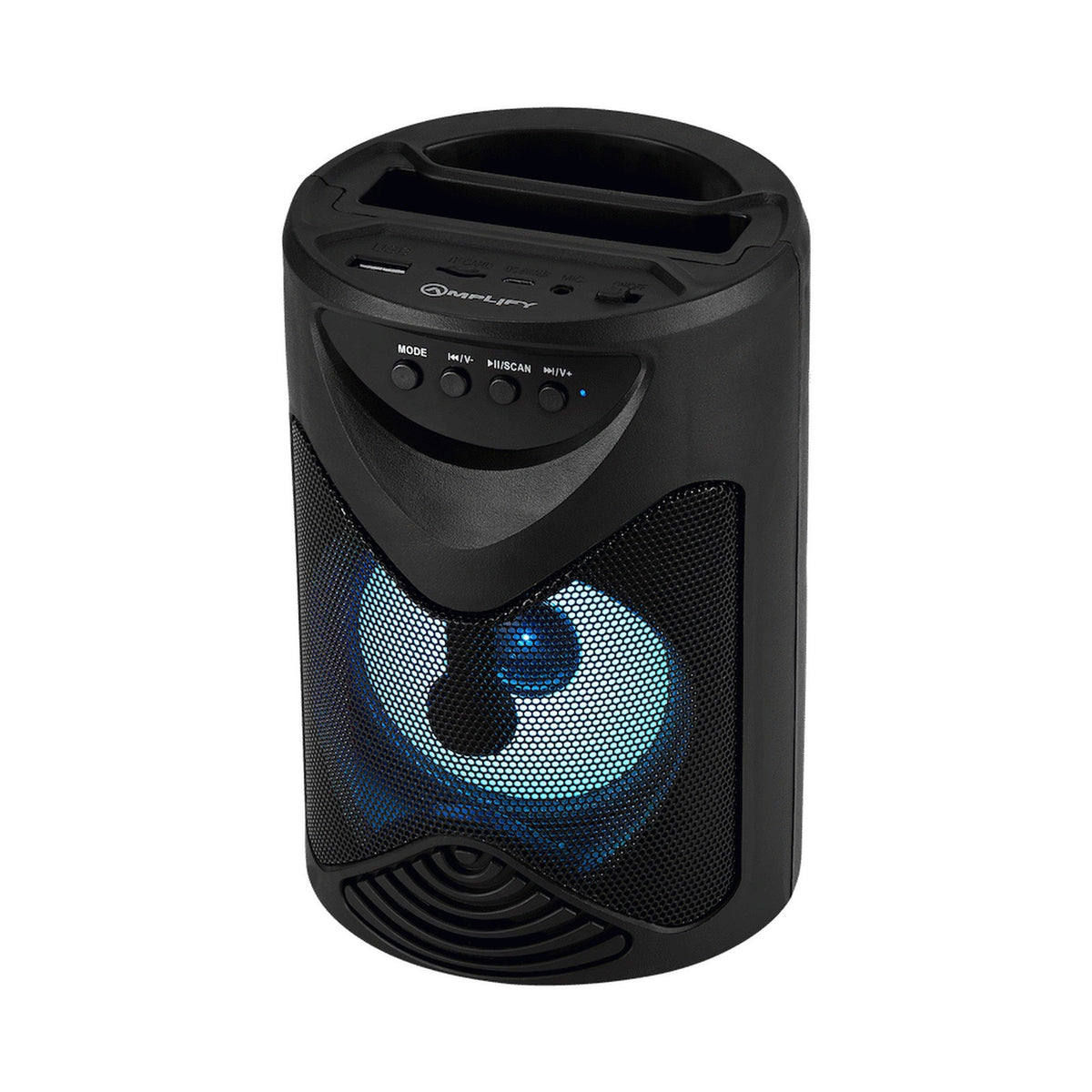 Amplify Silo Series RGB Bluetooth Speaker - Black