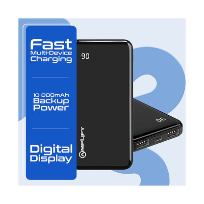 Amplify Spark 2 Series 10 000 mAh Power Bank - Black