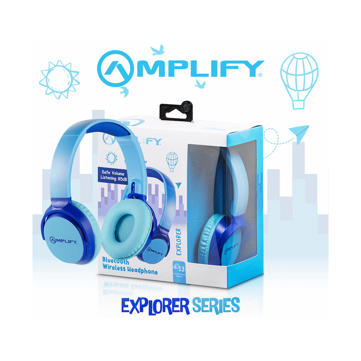 Amplify Explorer Bluetooth Wireless Headphone