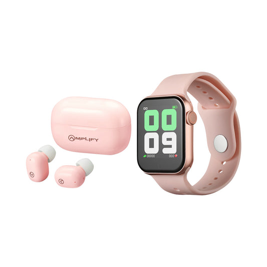 Amplify TWS Pods + Fitness Watch - Gold