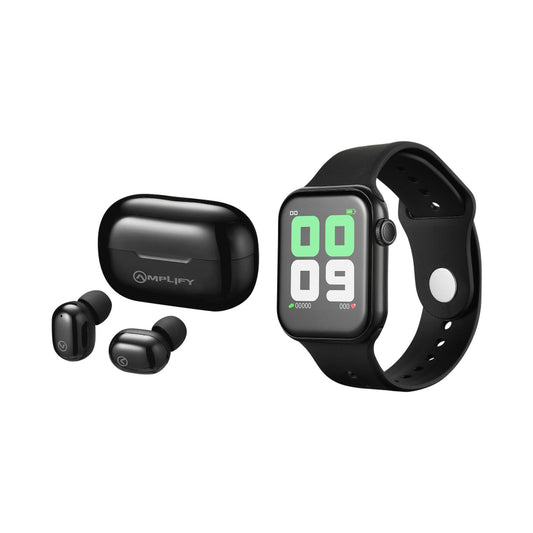 Amplify TWS Pods + Fitness Watch - Black