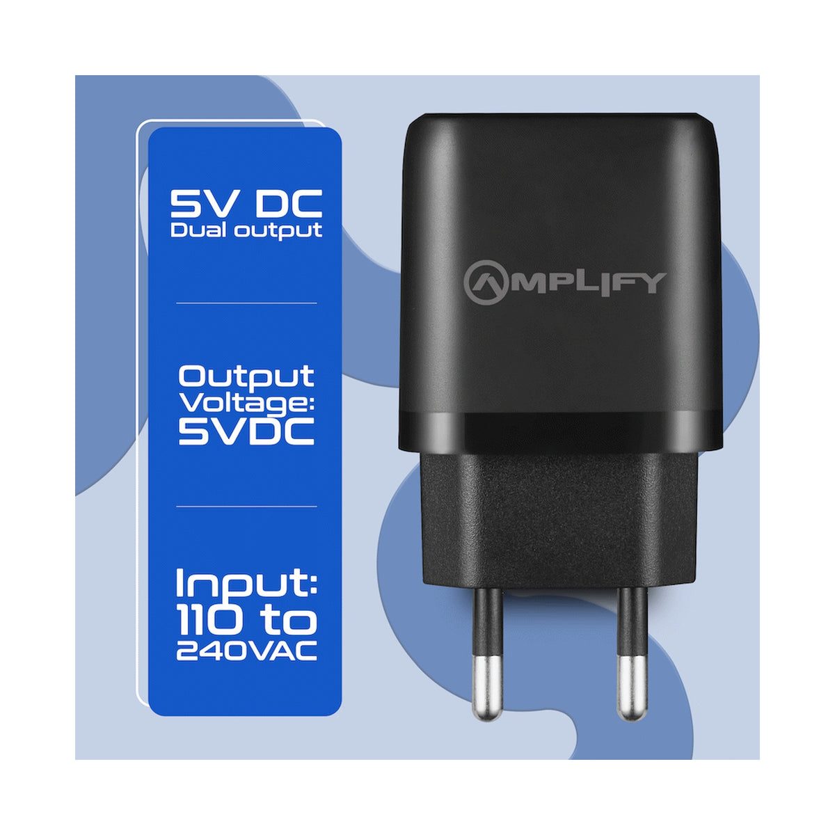 Amplify On the Fly Dual USB & Type-C Adapter