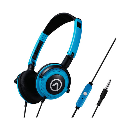Amplify Symphony Headphones with Microphone - Blue & Black