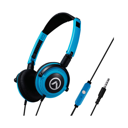 Amplify Symphony Headphones with Microphone - Blue & Black