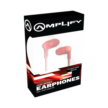 Amplify Jazz Series Earphones - Red