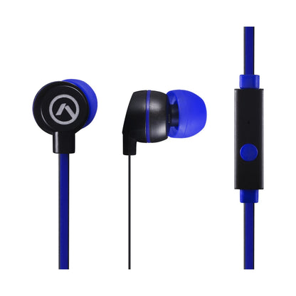 Amplify Vibe Series Earphones with Mic - Black and Blue