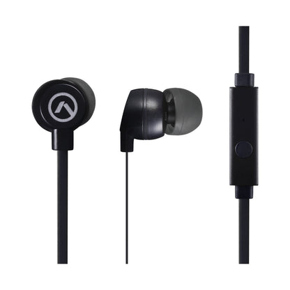 Amplify Vibe Series Earphones with Mic - Black and Grey