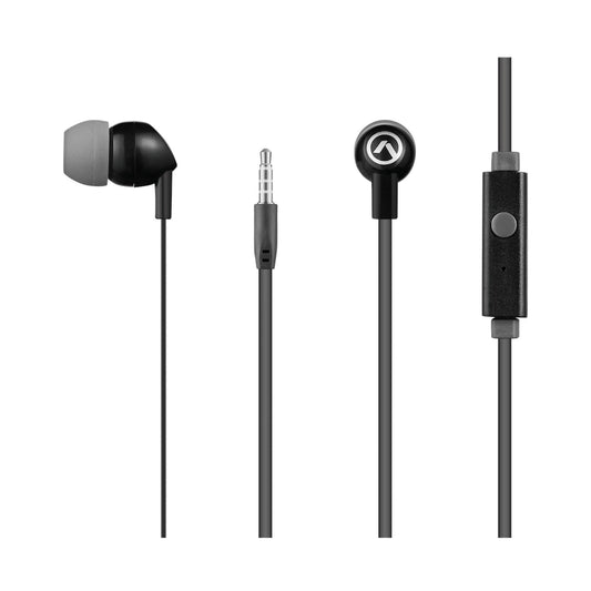 Amplify Vibe Series Earphones with Mic - Black and Grey