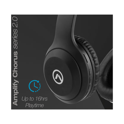 Amplify Chorus Series Bluetooth 2.0 Headphones - Black