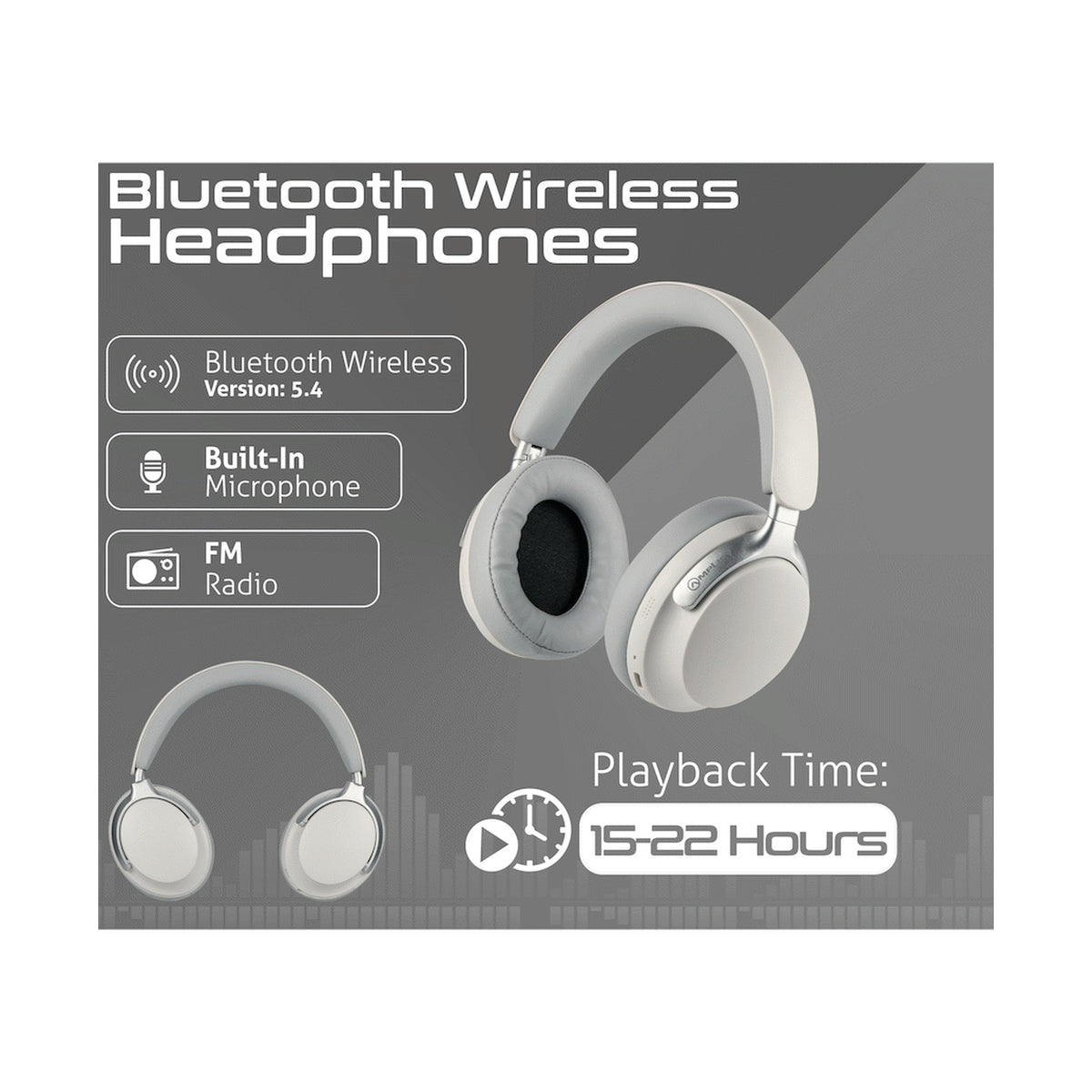 Amplify Chorus 3 Bluetooth Wireless Headphones - Nude