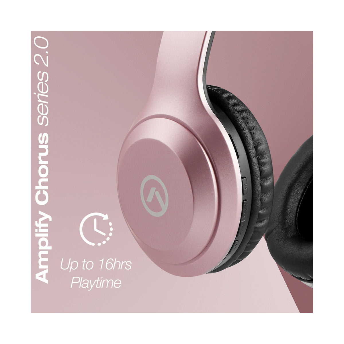 Amplify Chorus Series 2.0 Bluetooth Headphones - Rose Gold