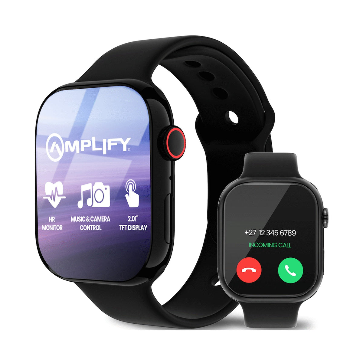Amplify Challenge Series Square Smartwatch - Black