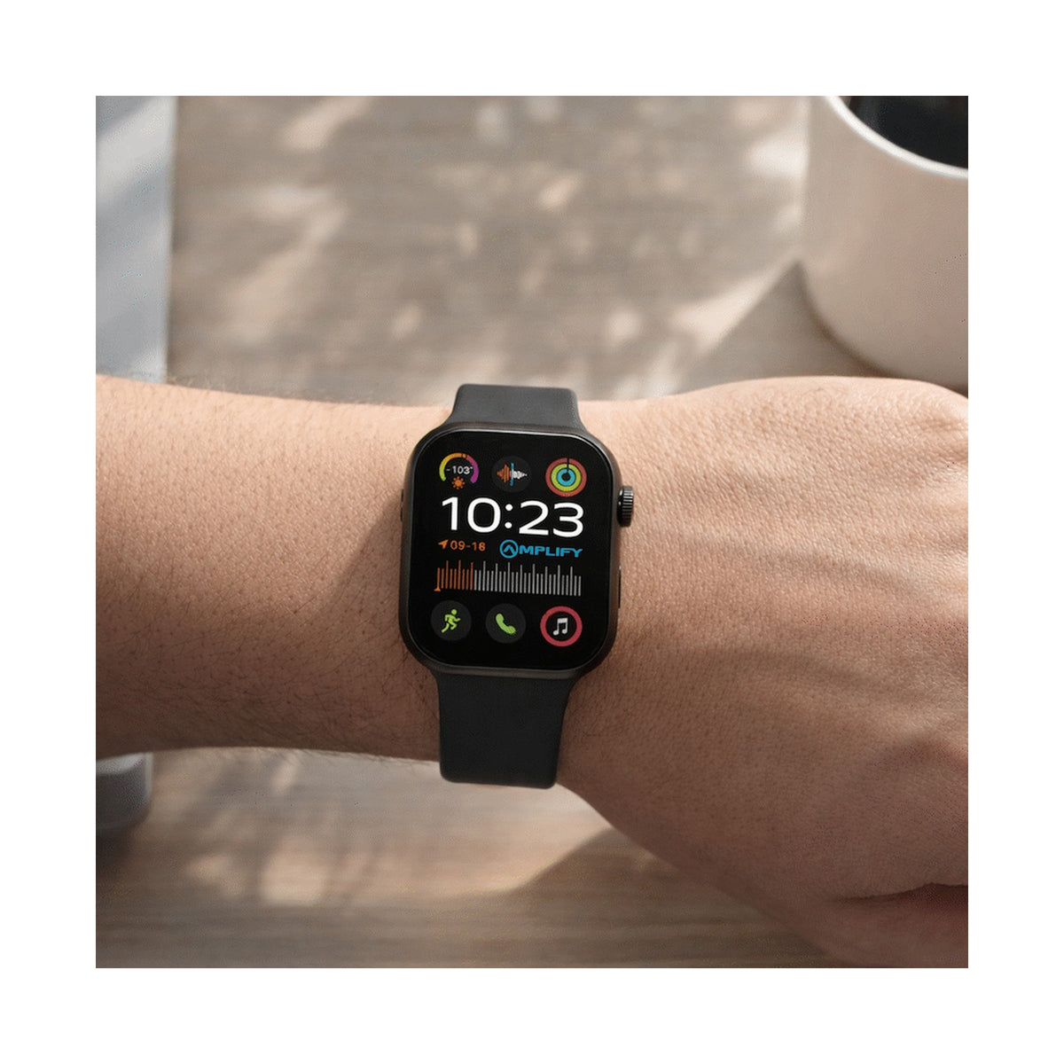 Amplify Challenge Series Square Smartwatch - Black