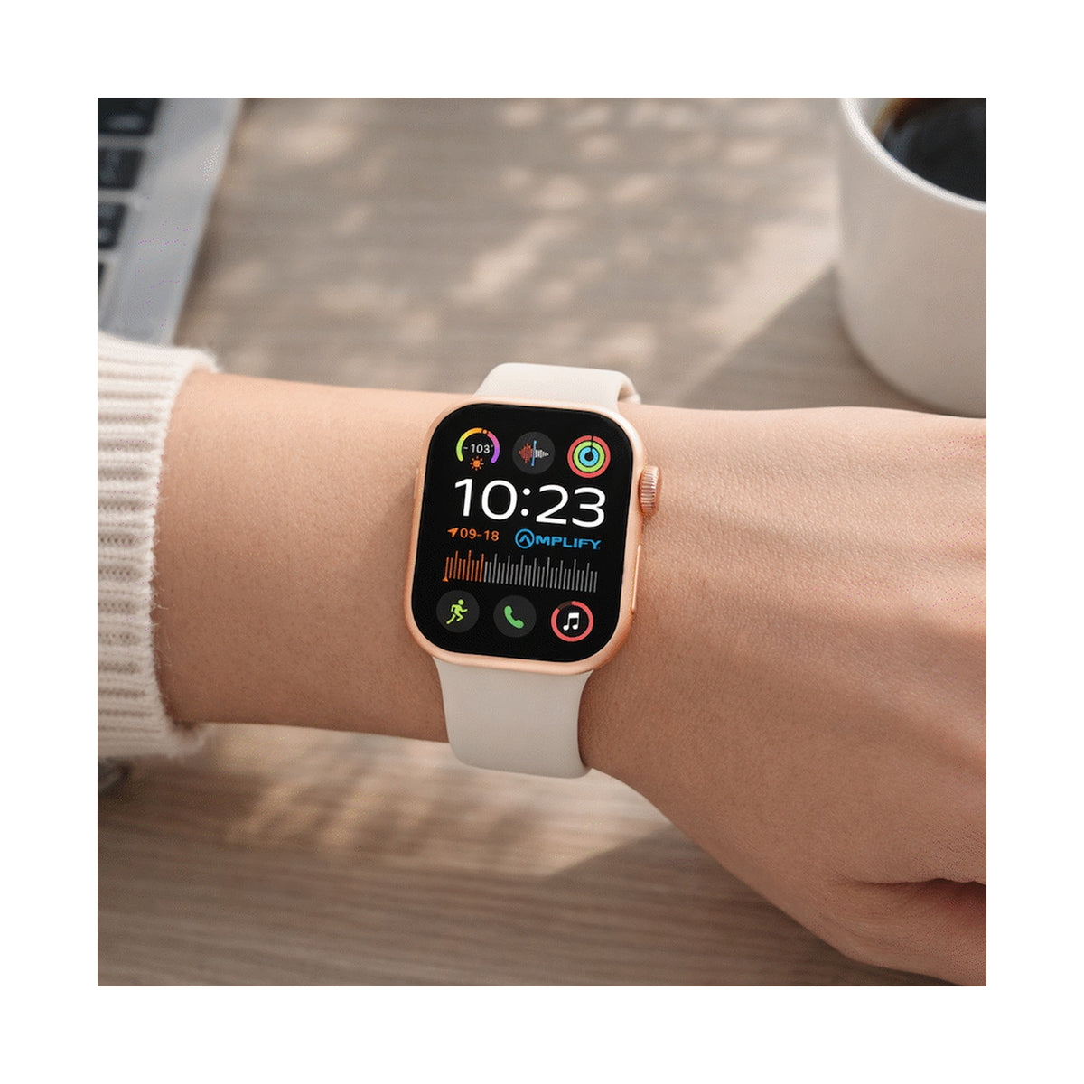 Amplify Challenge Series Square Smartwatch - Gold