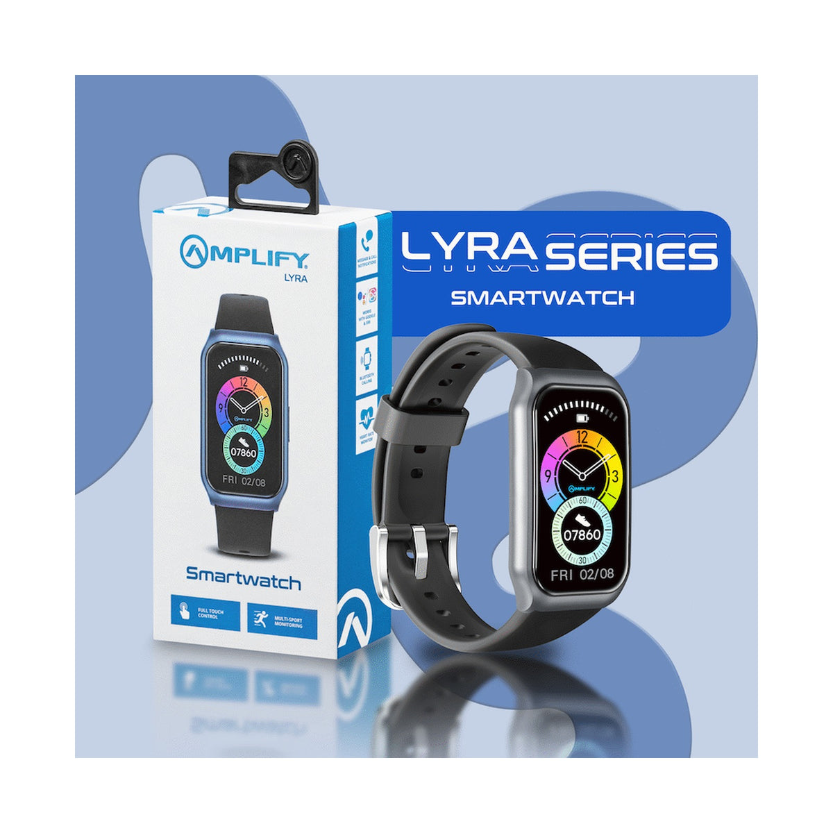 Amplify Lyra Series Smartwatch - Black