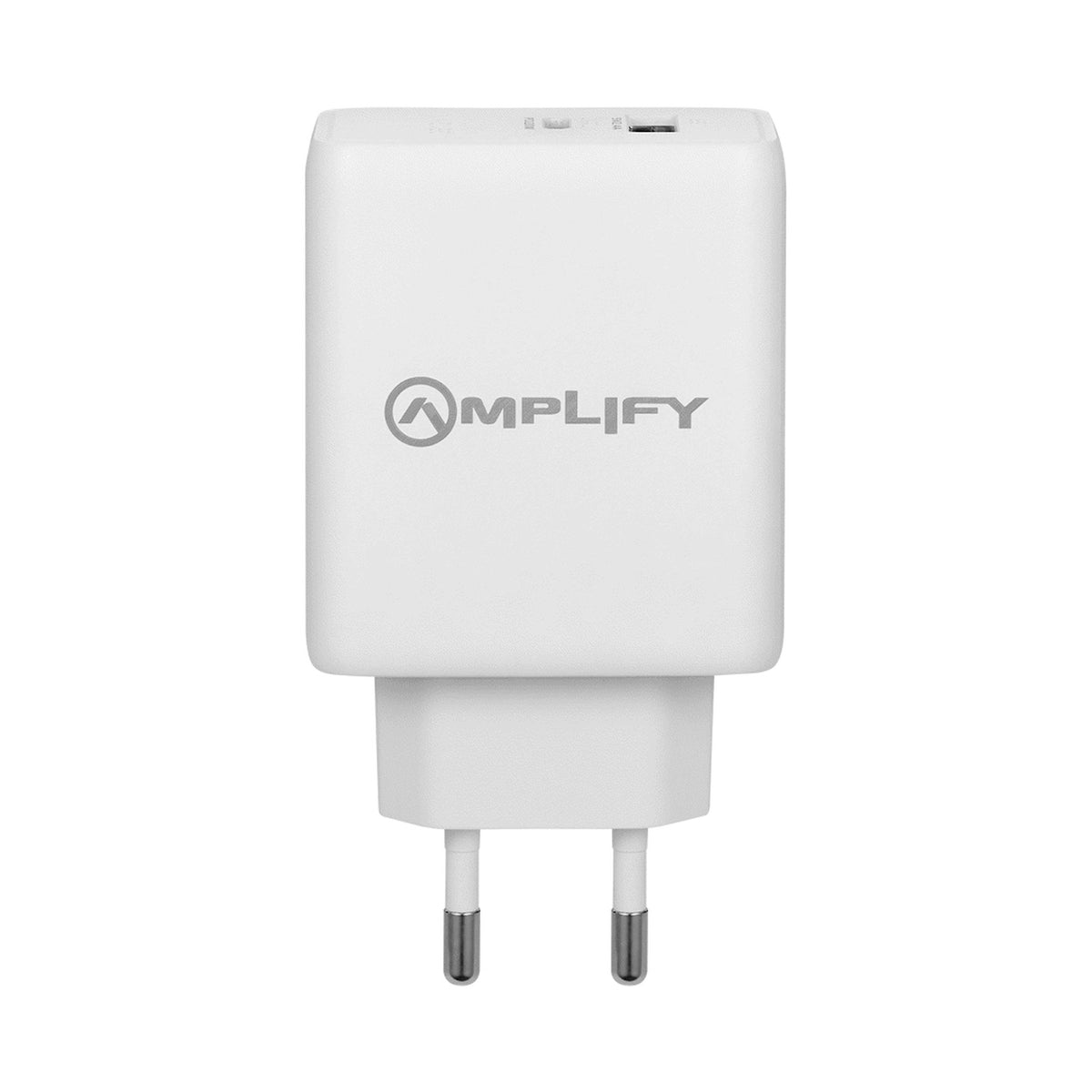 Amplify P.D. 20w Plus USB 12w Dual Wall Charger - White