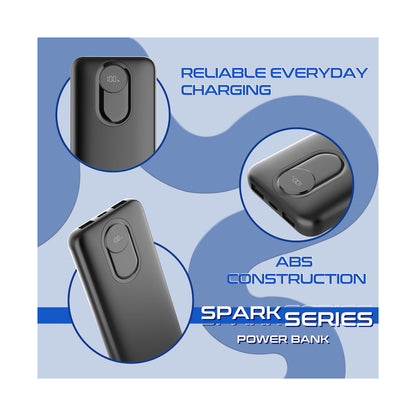 Amplify Spark Series 10000mAh Power Bank - Black