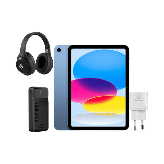 MD4A4QA/A - 11-inch iPad Wi-Fi | 128GB - Blue Headphone+Charger+Powerbank