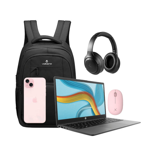 MTP03HX/A iPhone 15 128GB | HP 245 G10 14 inch 8GB/256GB Win11 - Bag+Mouse+Headphone