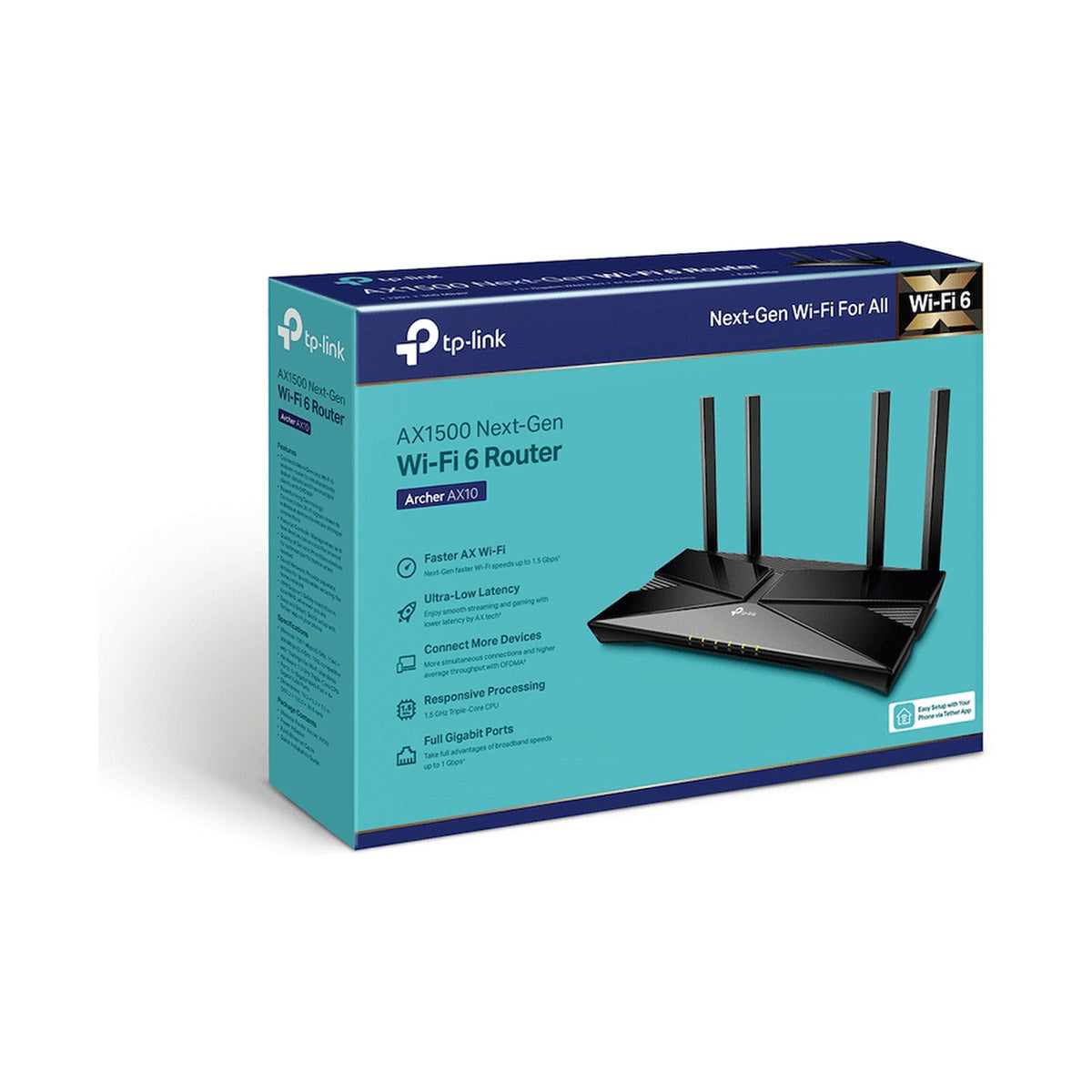 TP-Link Archer AX10 AX1500 Wi-Fi 6 Router