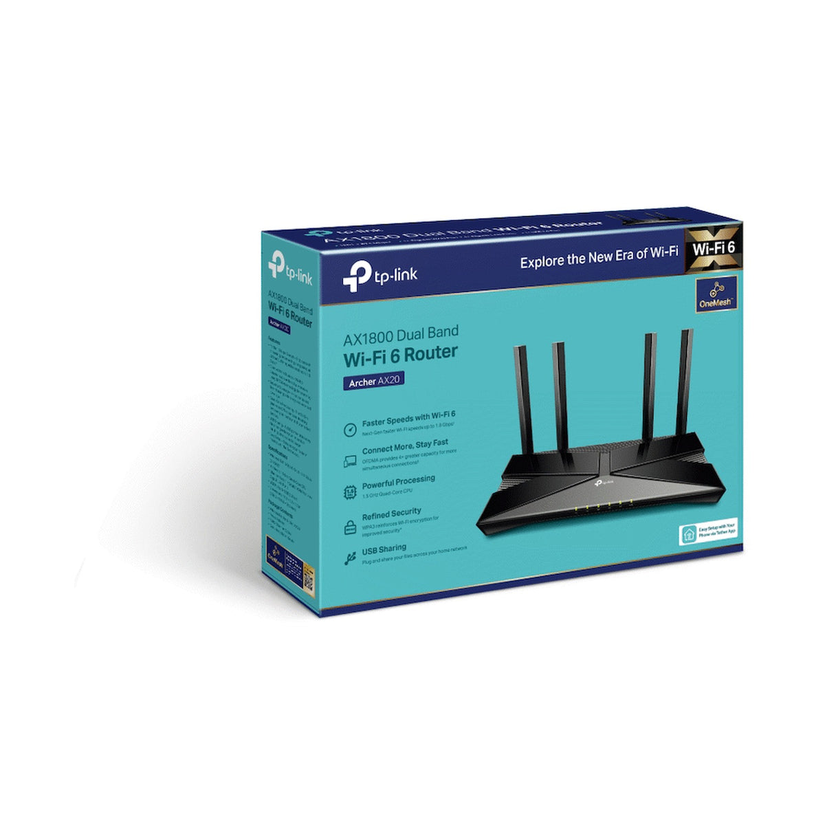 TP-Link Archer AX20 AX1800 Wi-Fi 6 Router