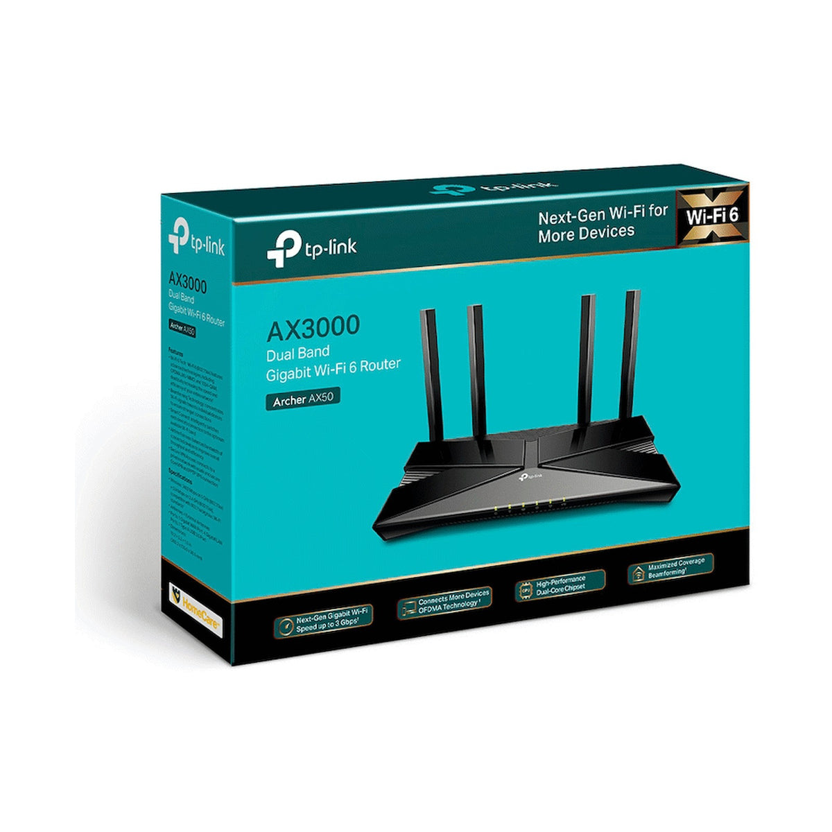 TP-Link Archer AX50 AX3000 Wi-Fi 6 Router