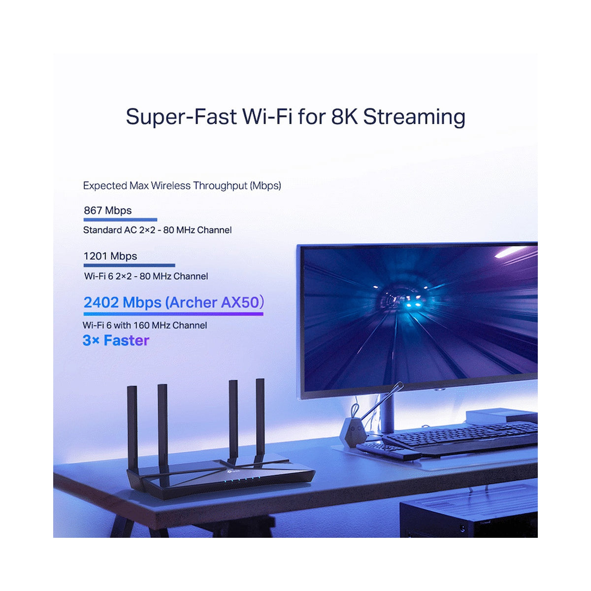 TP-Link Archer AX50 AX3000 Wi-Fi 6 Router
