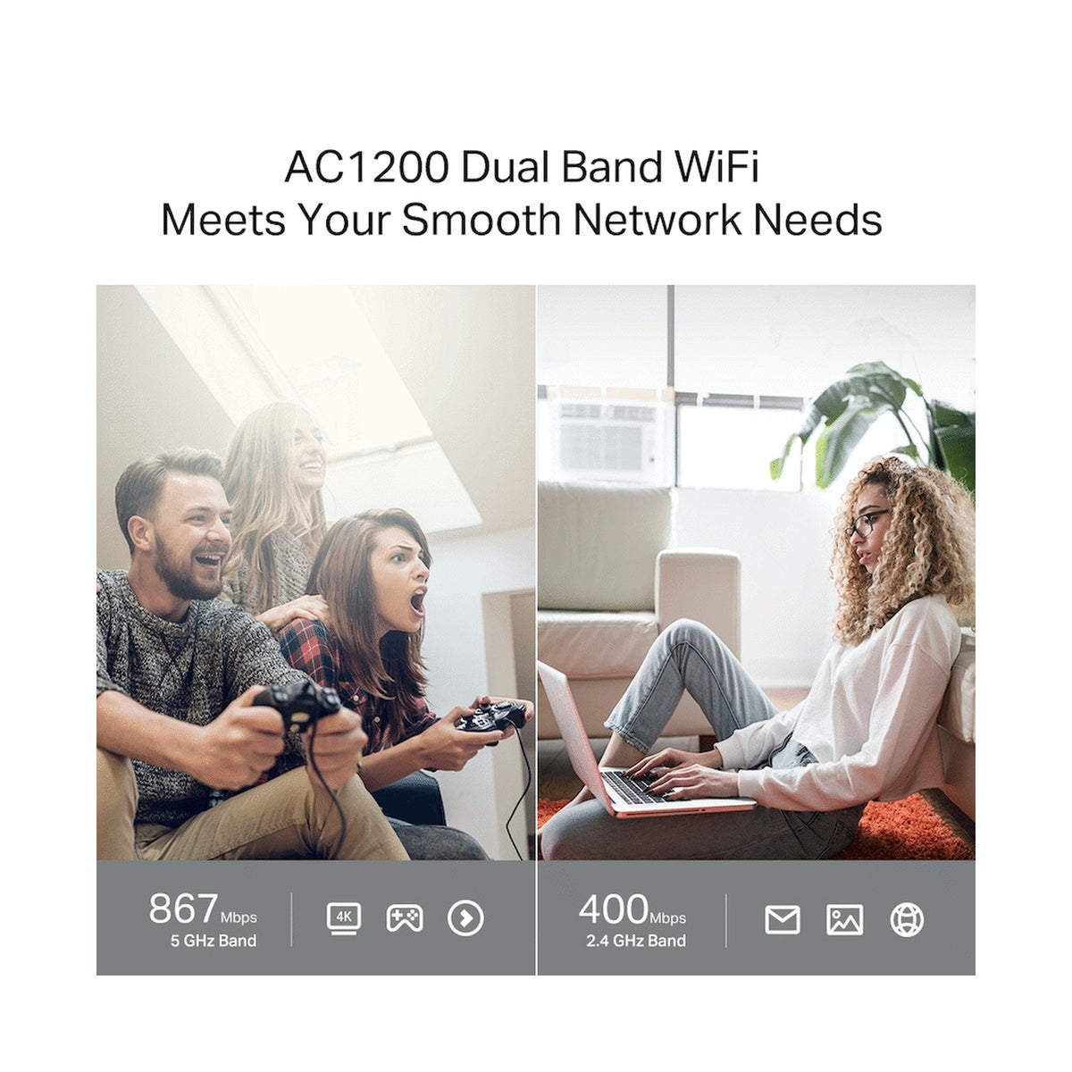 TP-Link Archer C64 AC1200 MU-MIMO Wi-Fi Router
