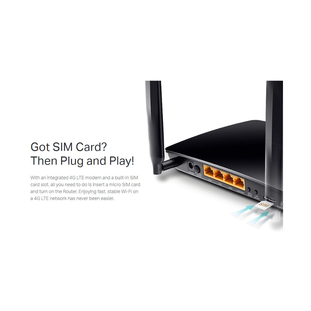 TP-Link Archer MR400 AC1200 Wireless Dual-Band 4G LTE Router