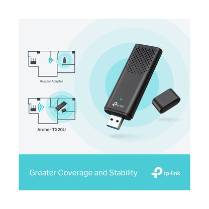 TP-Link Archer TX20U Dual-Band Wi-Fi 6 Wireless USB Adapter