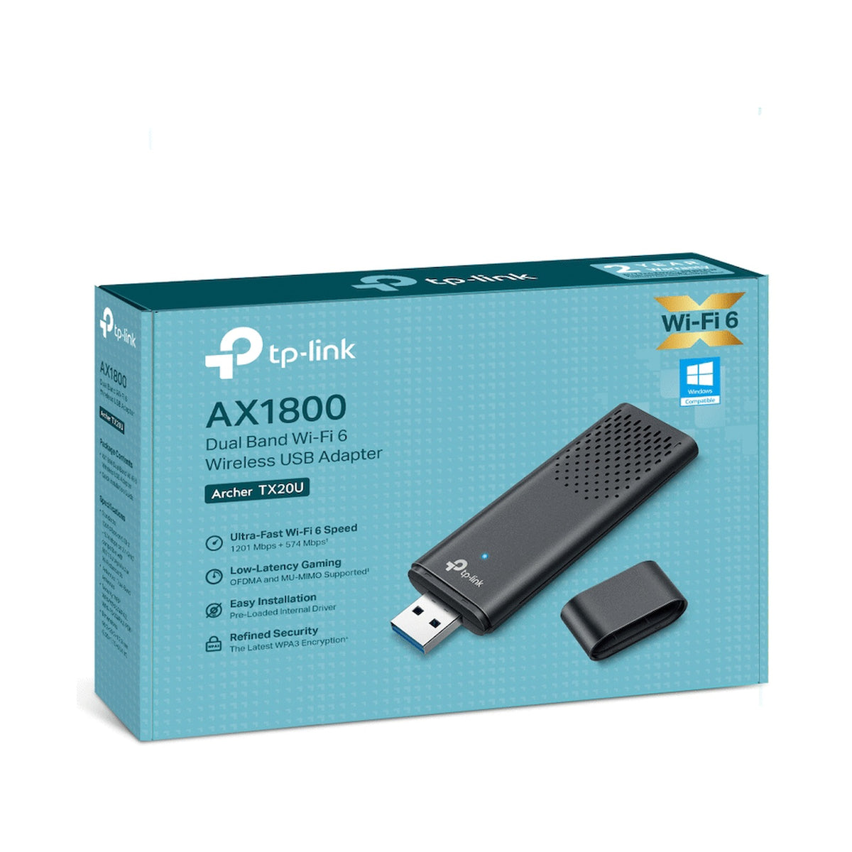 TP-Link Archer TX20U Dual-Band Wi-Fi 6 Wireless USB Adapter