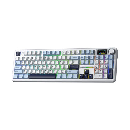 Aula Mechanical Gasket LCD Full Keyboard Multimode - Black/Grey