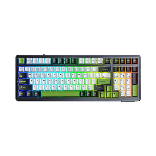 Aula Mechanical Gasket 80% Keyboard Multimode - Black/White/Grey
