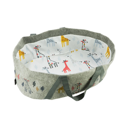 Totes Babe Giraffe Baby Carrier - Grey