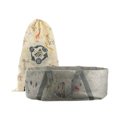 Totes Babe Giraffe Baby Carrier - Grey