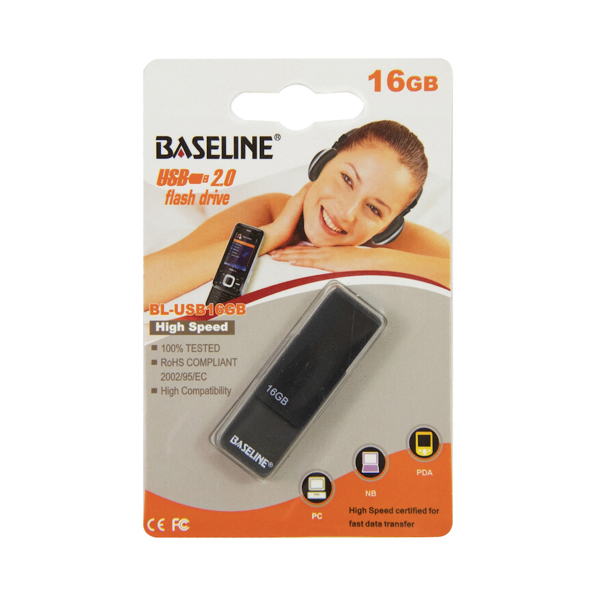 Baseline USB 16gb Flash Drive