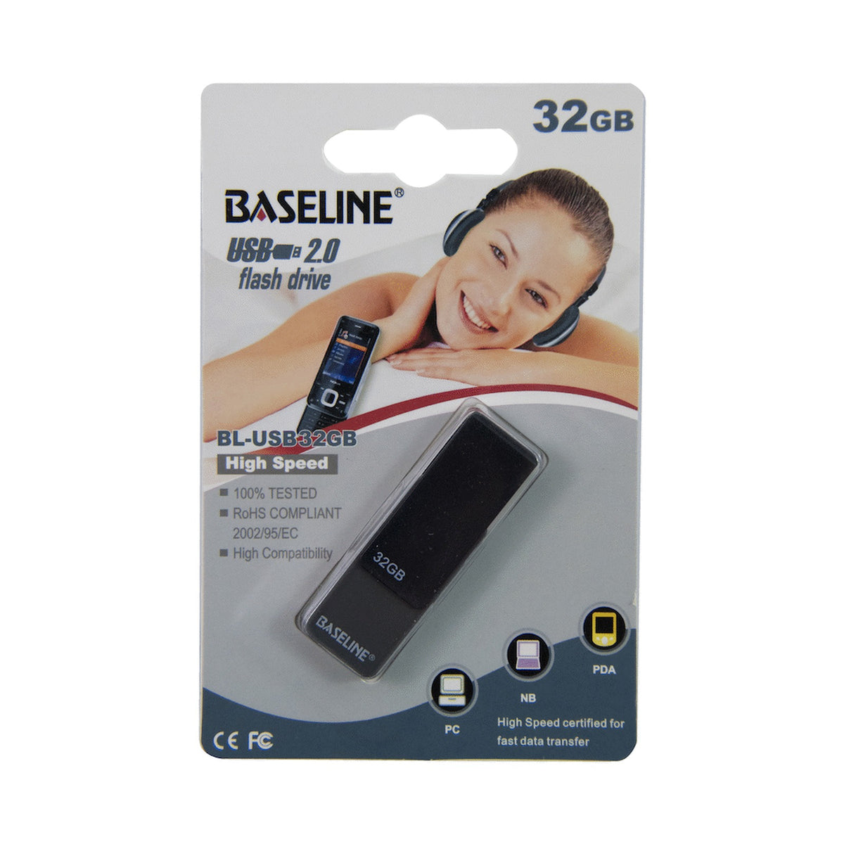 Baseline USB 32GB Flash Drive