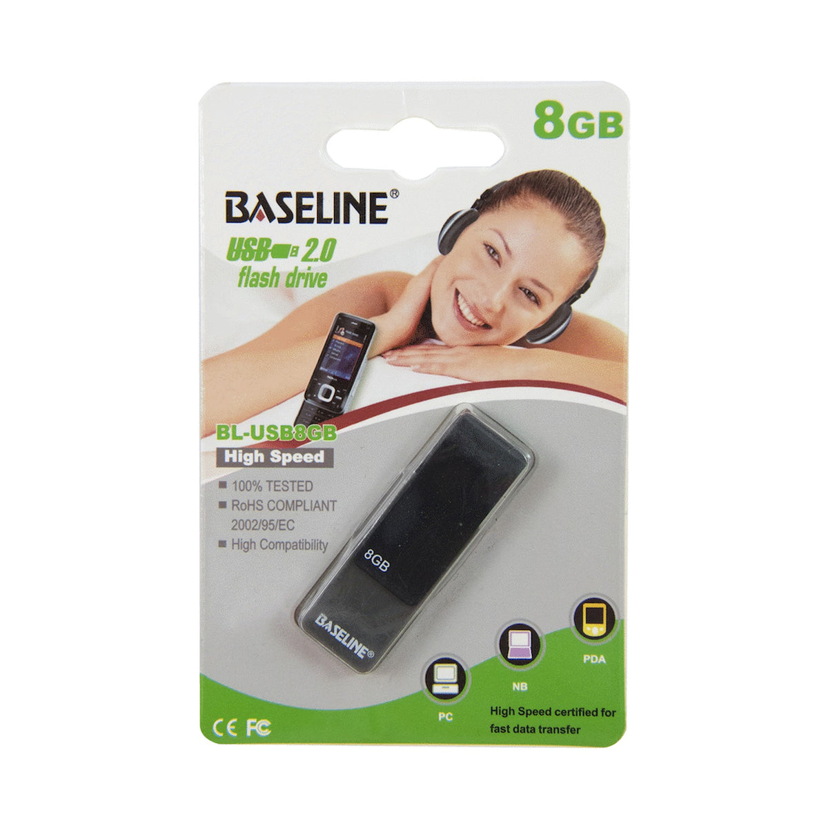 Baseline USB 8GB Flash Drive