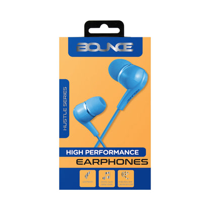 Bounce Hustle Earphones - Blue