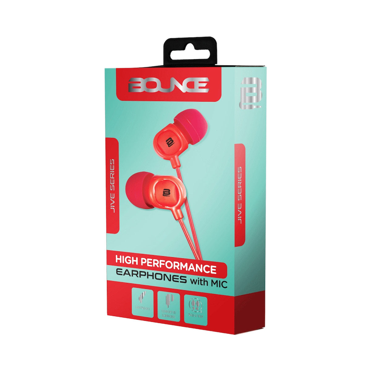 Bounce Jive with Mic - Red